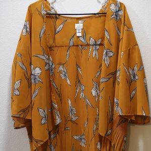 Floral spring kimono